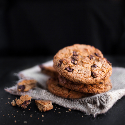 Healthy Oat Chocolate Chip Cookies