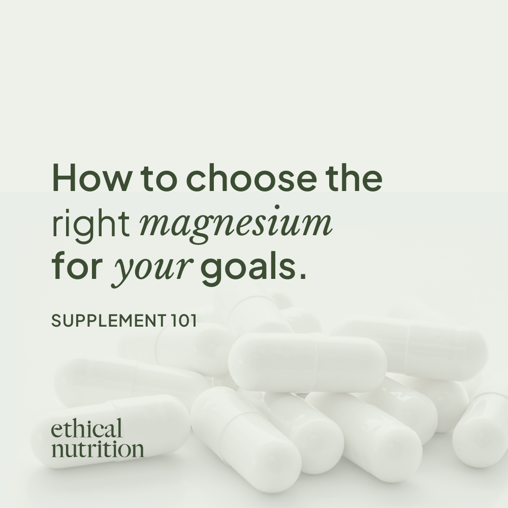 How to Choose the Right Magnesium for Your Goals