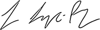 Signature of Lev Spivak-Birndorf