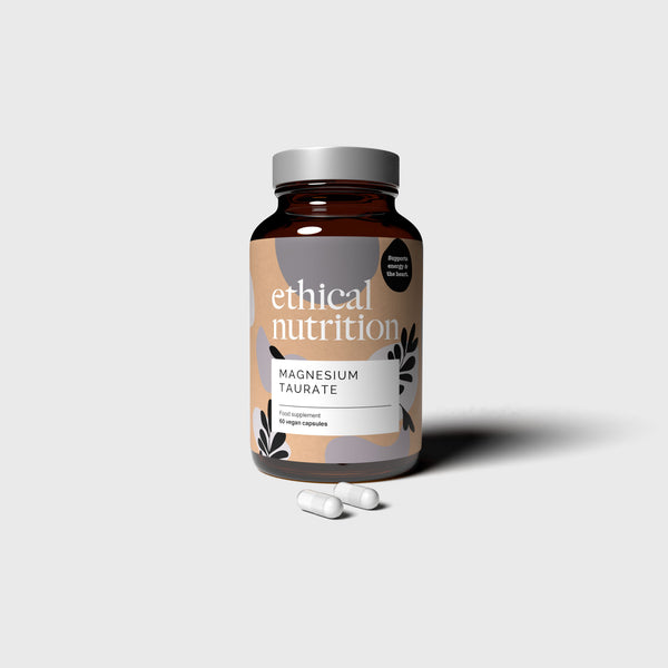 Ethical Nutrition magnesium taurate supplement packaging