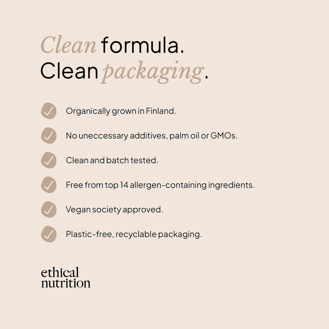 Ethical Nutrition lion’s mane benefits infographic