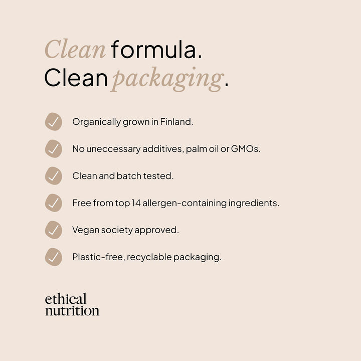 Ethical Nutrition lion’s mane benefits infographic
