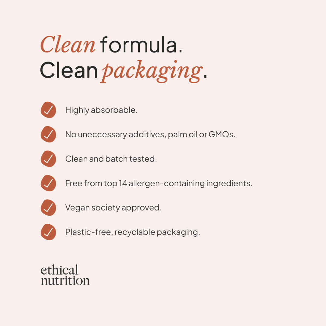 Ethical Nutrition turmeric curcumin supplement features infographic