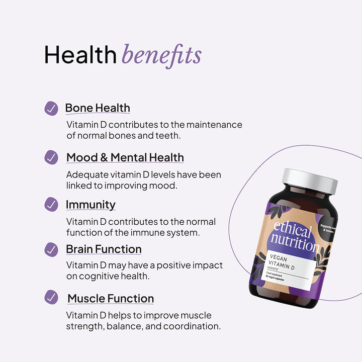 Vitamind benefits infographic