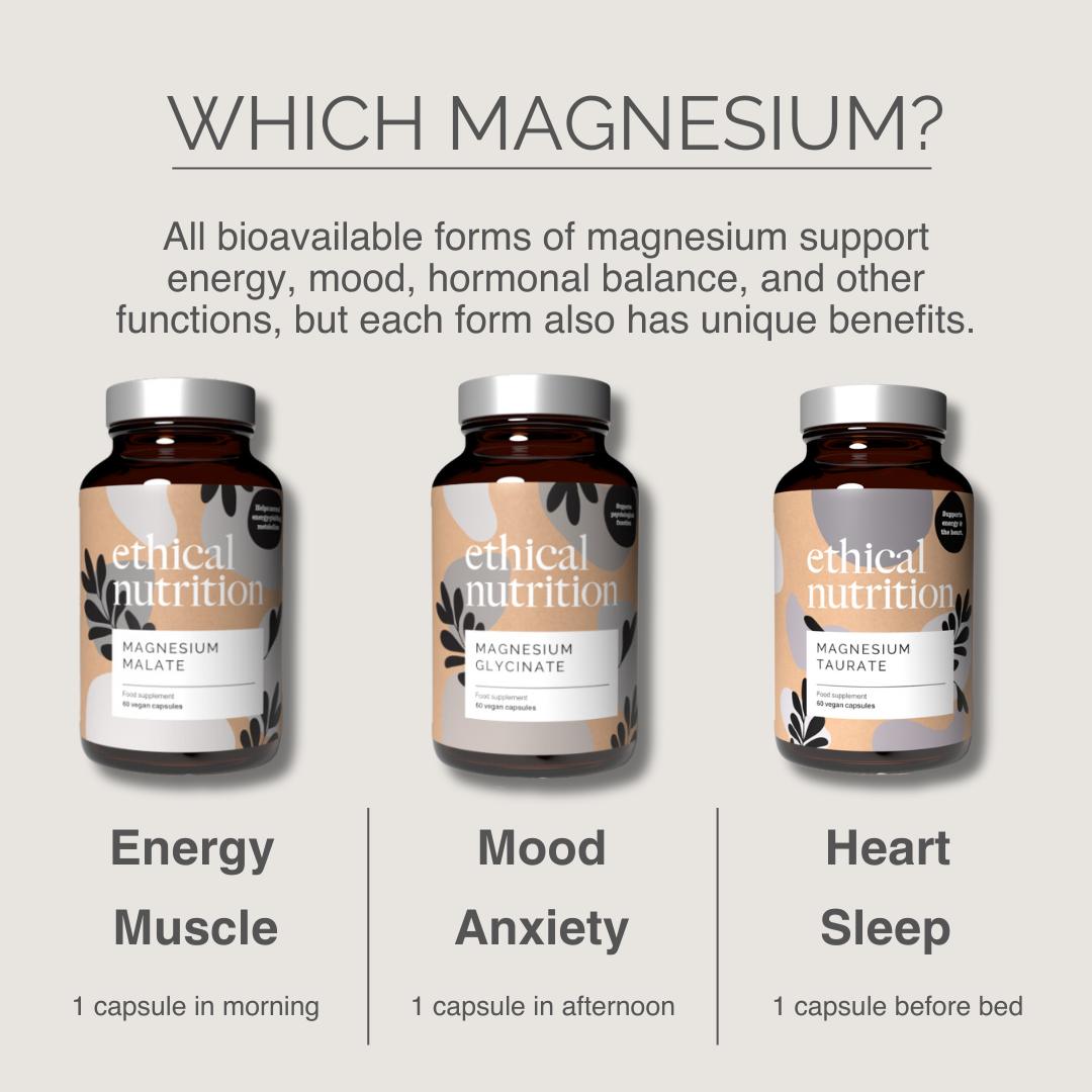 Ethical Nutrition magnesium forms explained supplement