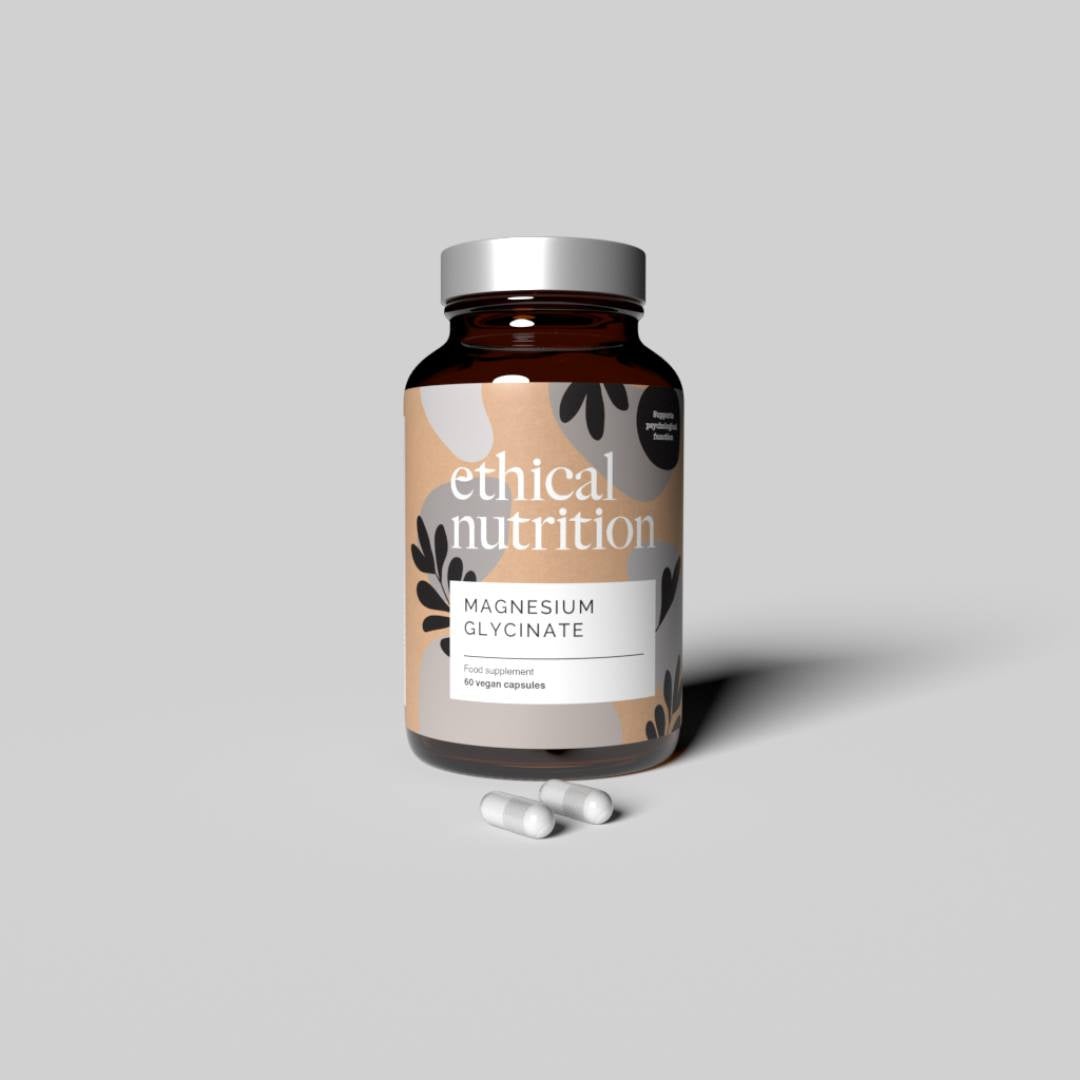Ethical Nutrition magnesium glycinate supplement packaging