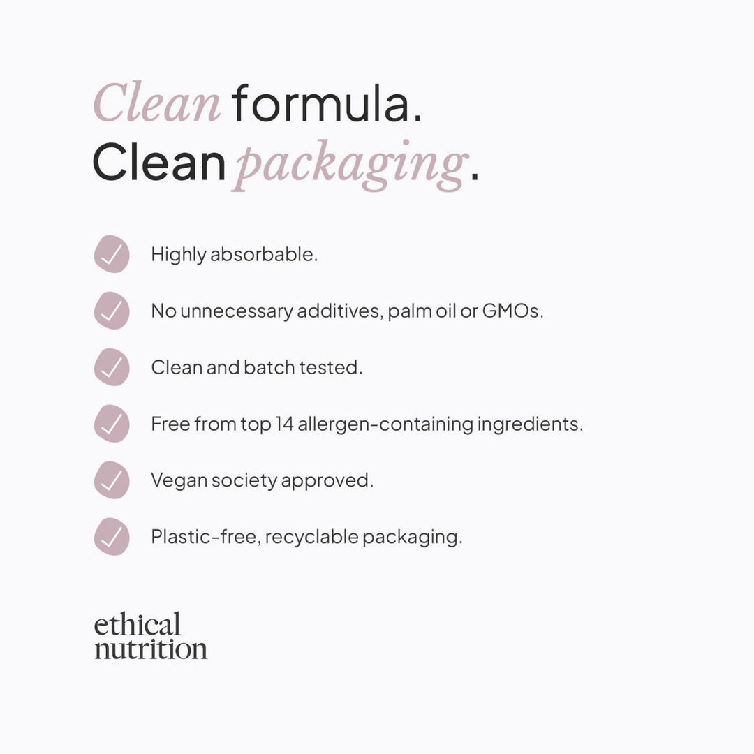 Ethical Nutrition Meno Complex supplement features infographic