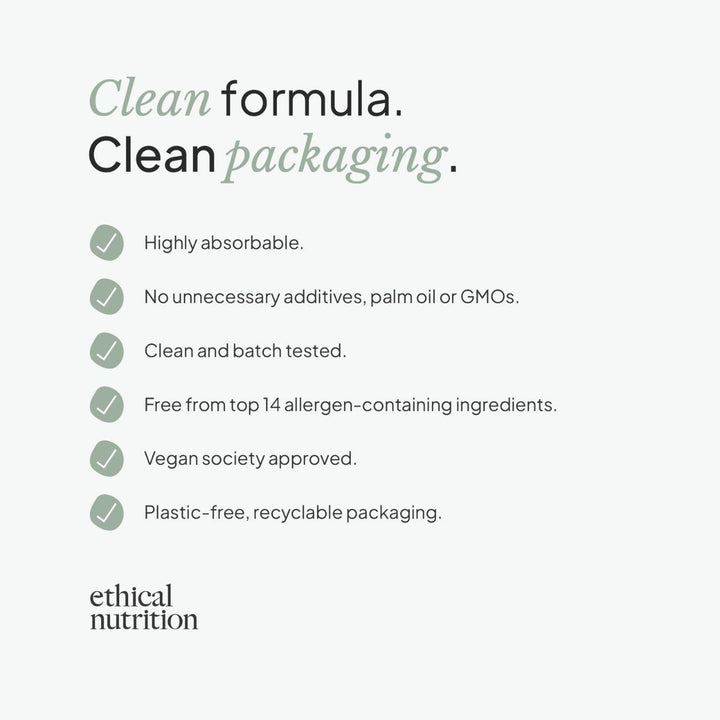 Ethical Nutrition milk thistle supplement features infographic