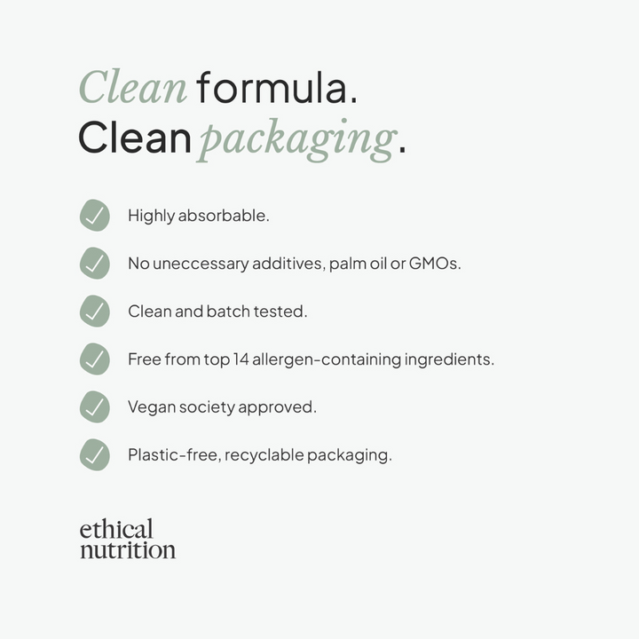 Ethical Nutrition milk thistle supplement features infographic