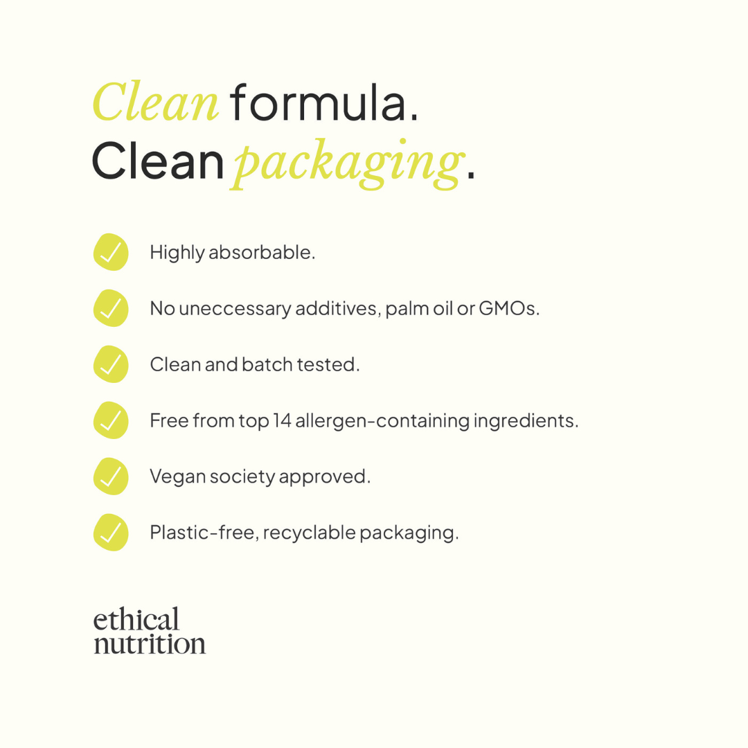 Ethical Nutrition omega-3 benefits infographic