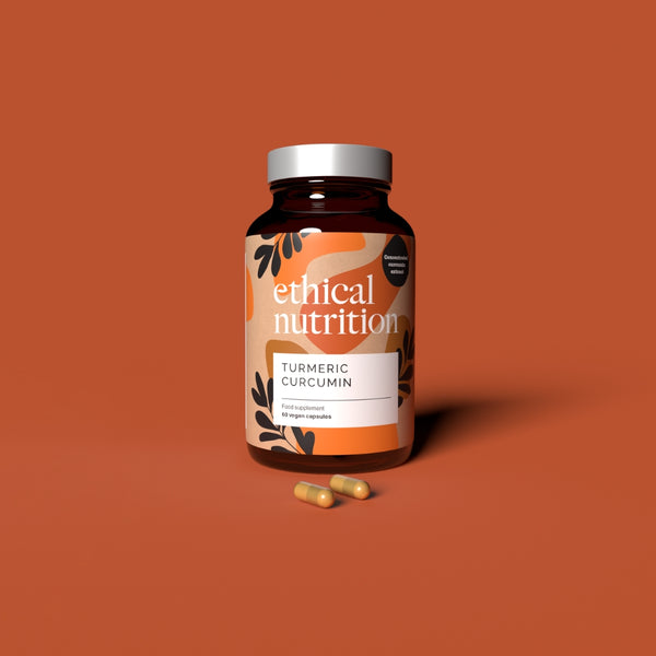 Ethical Nutrition organic turmeric curcumin supplement UK supplement