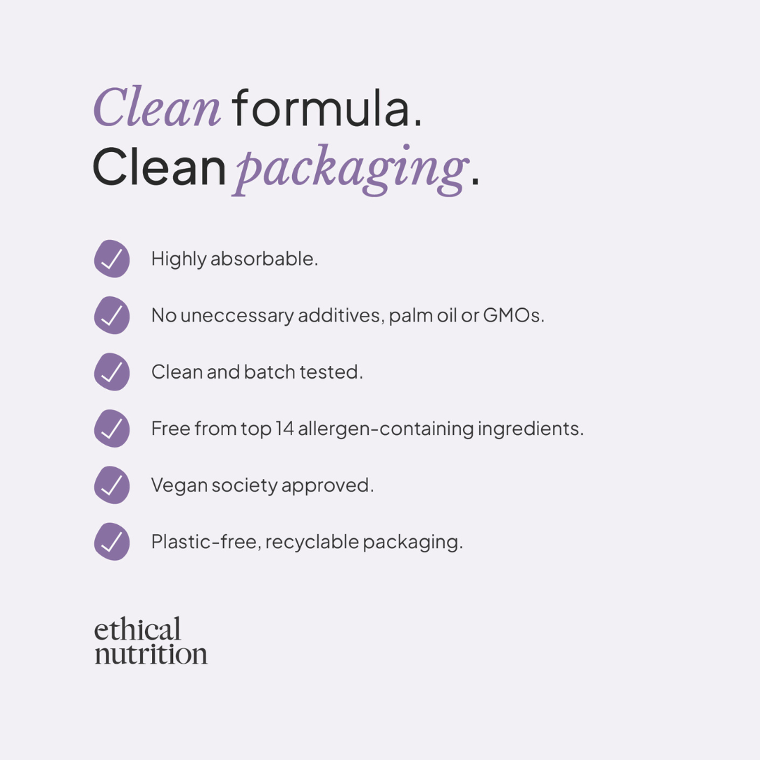 Ethical Nutrition vitamin D supplement features infographic