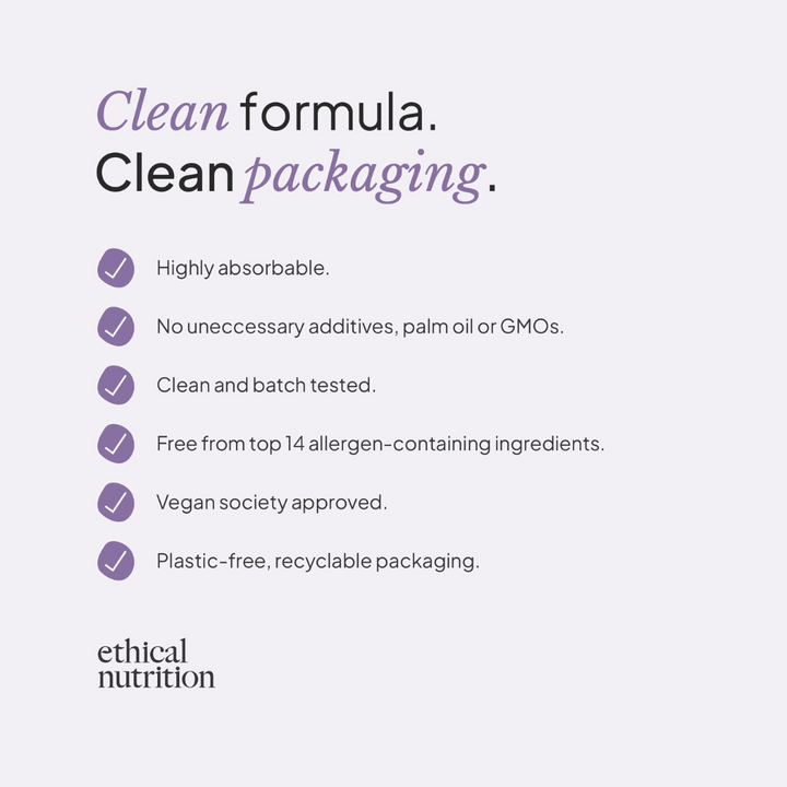 Ethical Nutrition vitamin D supplement features infographic