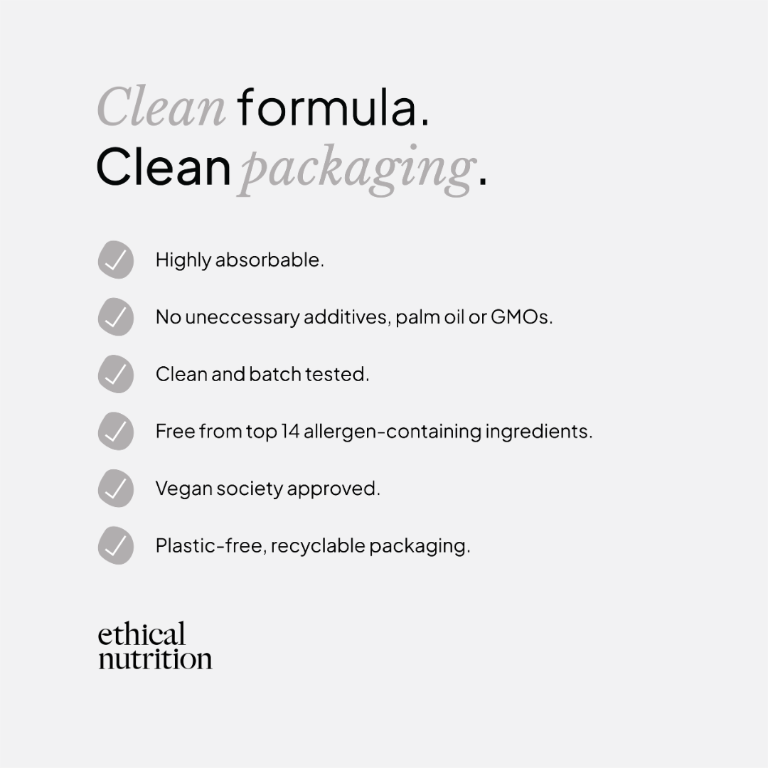 Ethical Nutrition zinc picolinate supplement features infographic